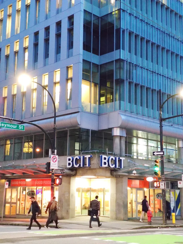 BCIT Downtown Campus entrance at Seymour and Dunsmuir, Vancouver